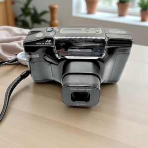 Ricoh Shotmaster Zoom 38mm-76mm Date Mode 35mm Film Camera TESTED